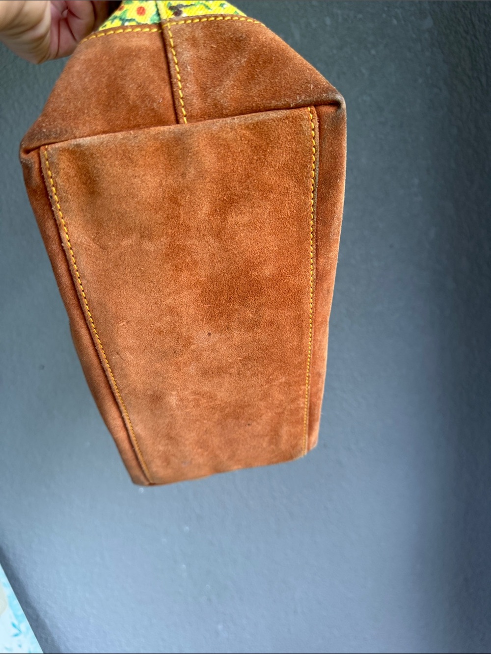 Dooney & Bourke 🌻 fields canvas suede bottom tote - Picture 5 of 15